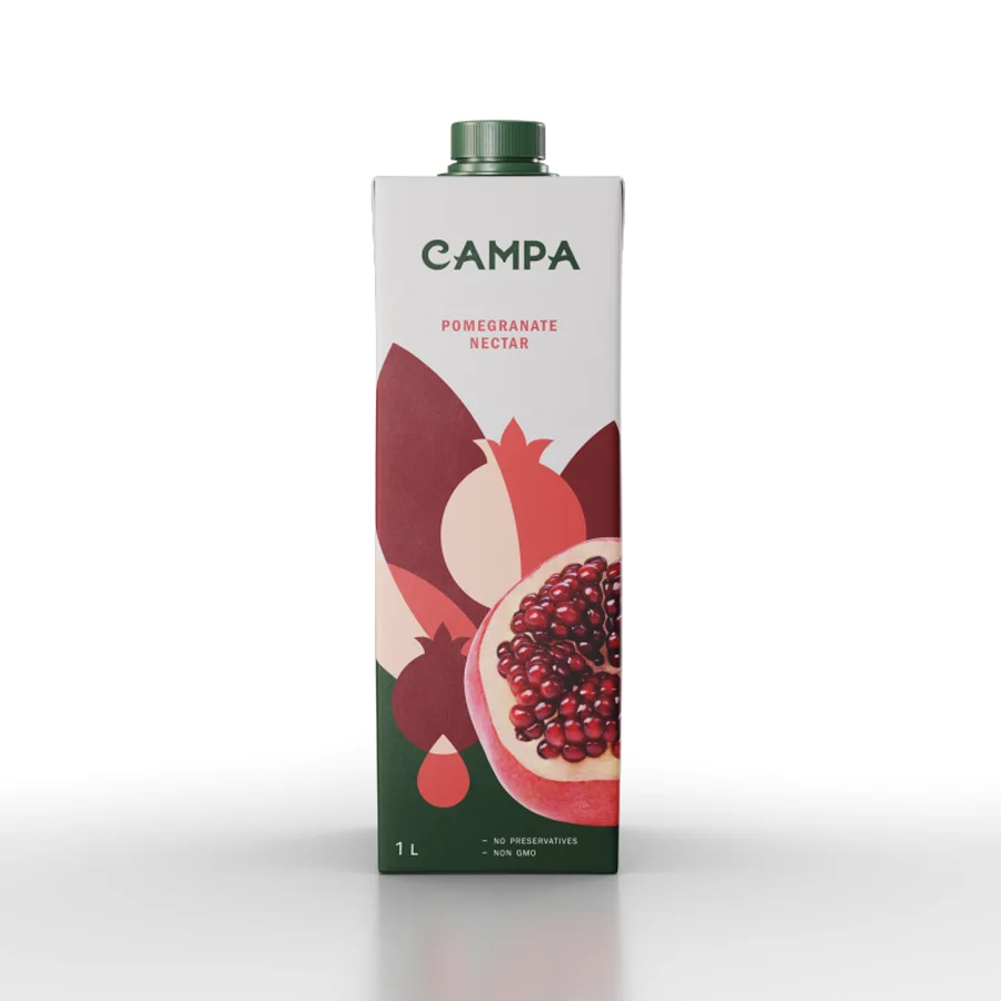 Pomegranate nectar CAMPA 1L (tetrapak)