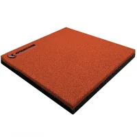 Rubber tile red