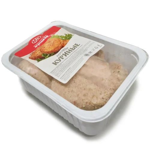 Chicken cutlets (piece 490g) Real meat products of ZHUPIKOV