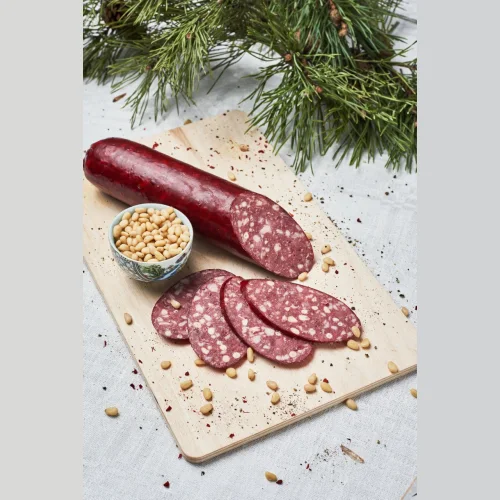 Altai sausage with cedar nuts with / k
