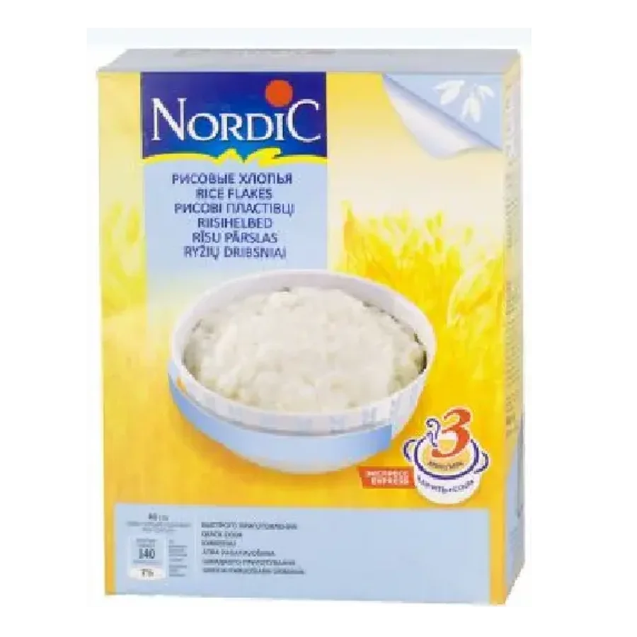 Porridge Nordic rice cakes