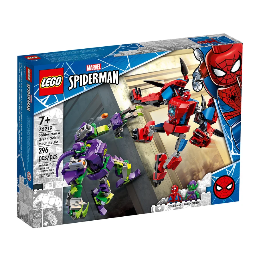 Конструктор LEGO Marvel Super Heroes  Битва роботов Человека-паука и Зелёного Гоблина 76219