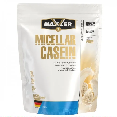 MAXLER Micellar casein 450 гр Ванильное мороженное