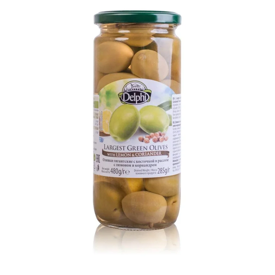 Marinated olives with lemon and coriander DELPHI 480g