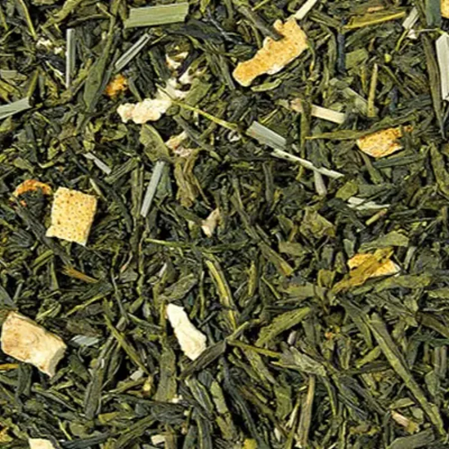 Чай зеленый ароматизированный Лимон Сенча
