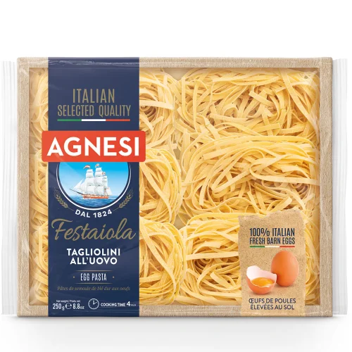 Pasta Agnesi SRG223 Egg Tagliolini 250g