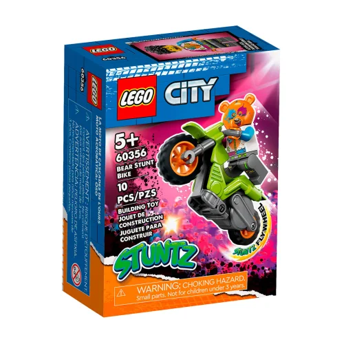LEGO City Stuntz Bear on a Stunt Bike 60356