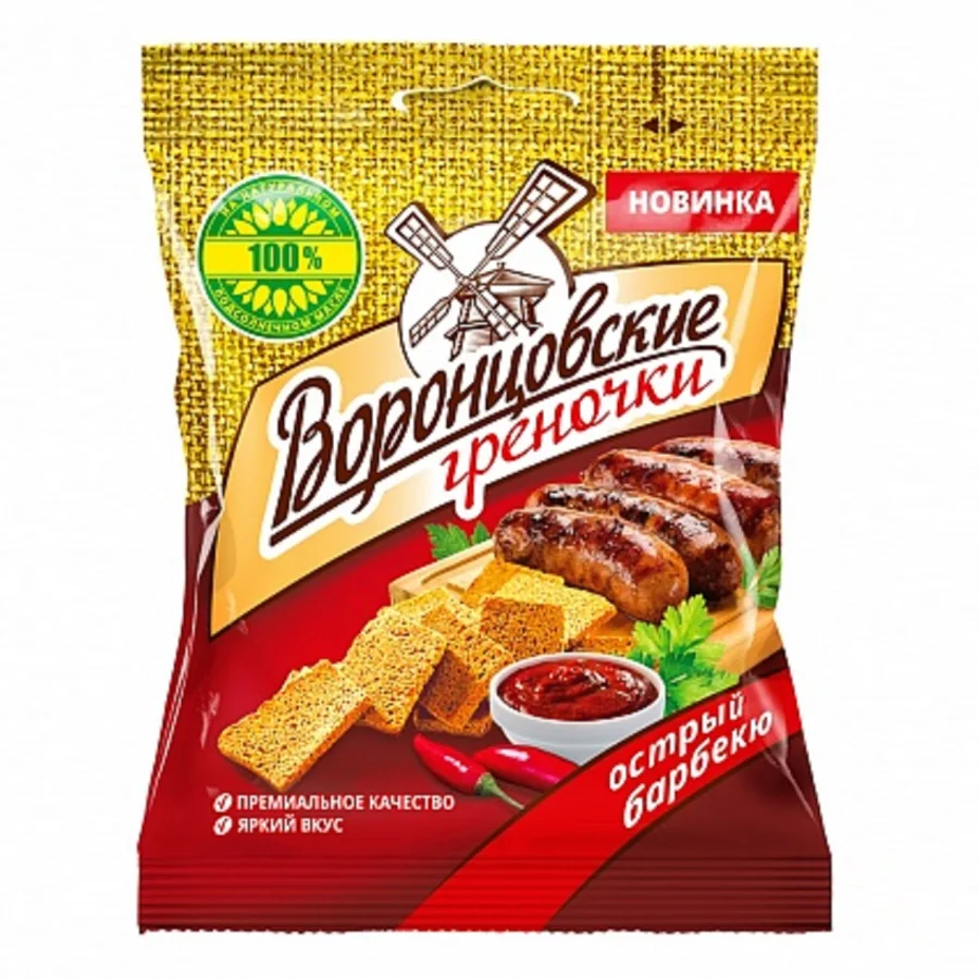 Гренки Воронцовские со вкусом барбекю