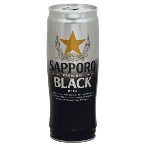 Beer Sapporo Premium Black, Dark, 5%