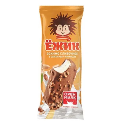 Eskimo creamy in chocolate with peanuts