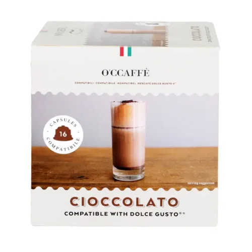 Кофе в капсулах O'CCAFFE Ciaccolato для системы Dolce Gusto, 16 шт (Италия) 