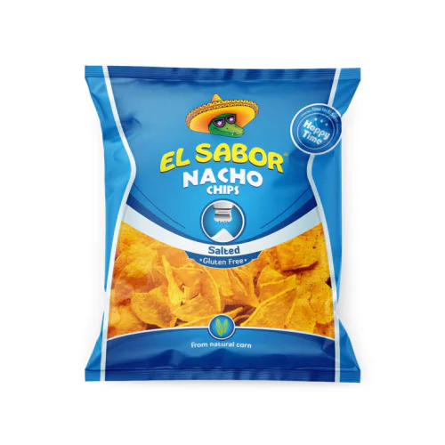 ЧИПСЫ КУКУРУЗНЫЕ «НАЧОС» С СОЛЬЮ 100 гр 
