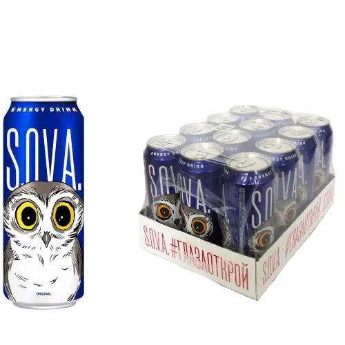 Энергетический напиток S.O.V.A. Оригинал Таежные травы