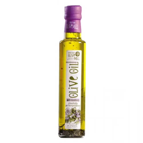 Extra Virgin Olive Oil with rosemary Cretan Mill