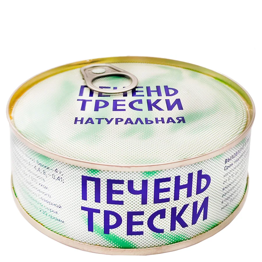 Печень трески натуральная ( МТФ) 230 гр
