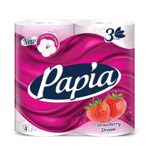 Papia Toilet Paper Strawberry Dream 3Slow 4ulon
