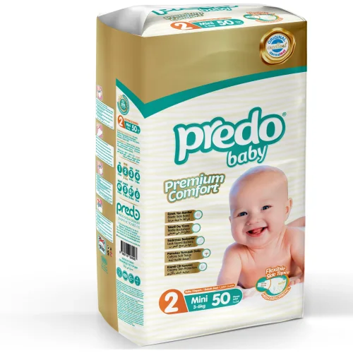 Predo Baby diapers No. 2 (3-6 kg) 50 pcs