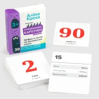 Educational cards. Numbers and numbers in English / Aloha Kroch