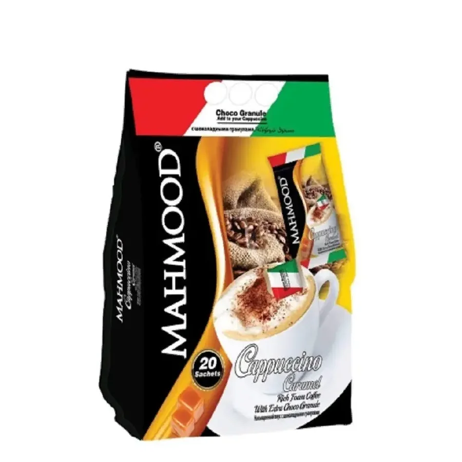 Кофе "Mahmood" Cappuccino Caramel с ароматом Карамели 