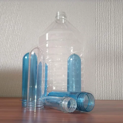 Bottle (5.0 L bottle) with lid and handle