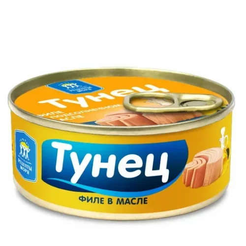 Tuna fillet in oil 100g