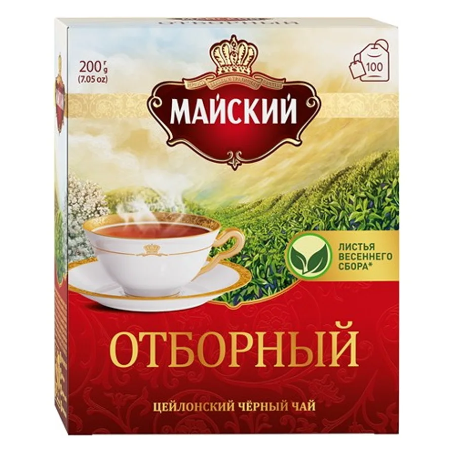 Чай Черный Отборный Майский, 100п*2г