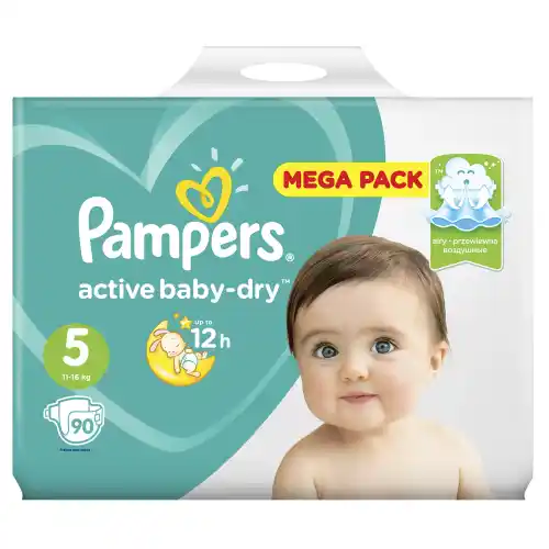 Pampers Active Baby-Dry 11-16 kg, Größe 5, 90 Stück. en für kaufen, kostengünstig - B2BTRADE