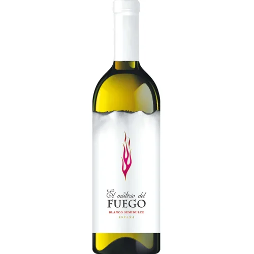 White table wine EL MYSTERIO DEL FUEGO semisweet 11.5% 0.75