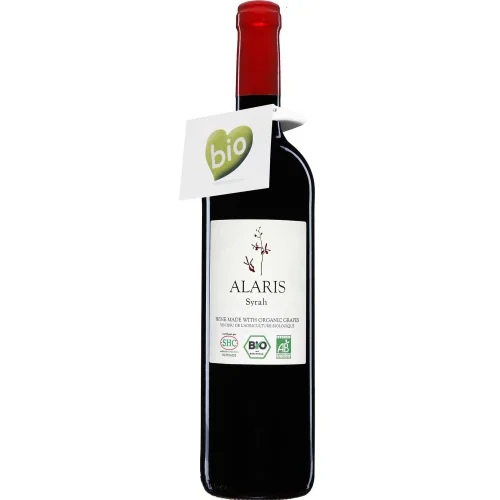 Вино защищенного географического указания региона Ла Манча сухое красное Аларис Сира (Alaris Syrah), сод. спирта 13,5% об., в с/бут емк. 0,75 л