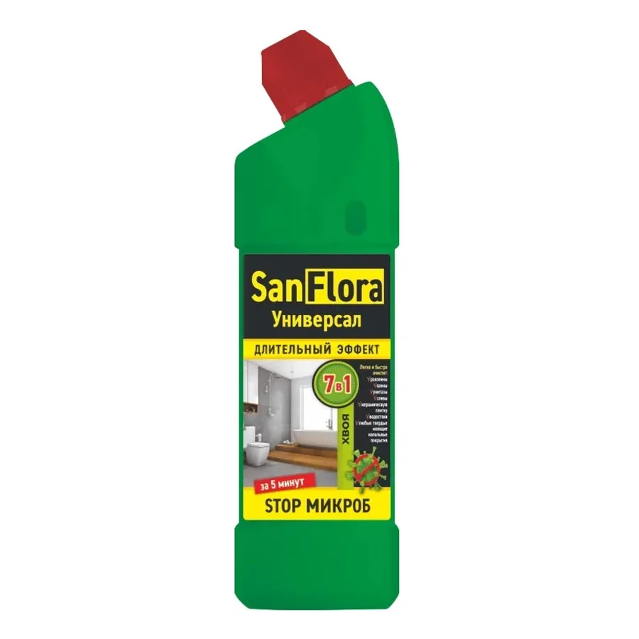 Чистящее средство Sanflora Stop микроб 7в1, 750мл