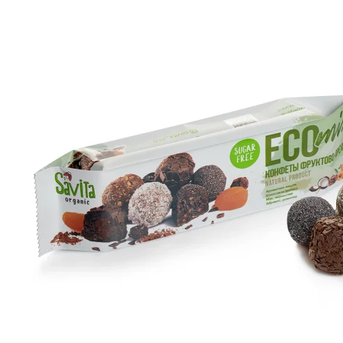 Натуральные конфеты " Эко Микс" 100 грамм без сахара