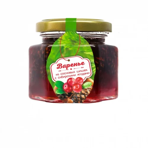 Pine cone jam with Siberian berries 150 g I would have eaten myself