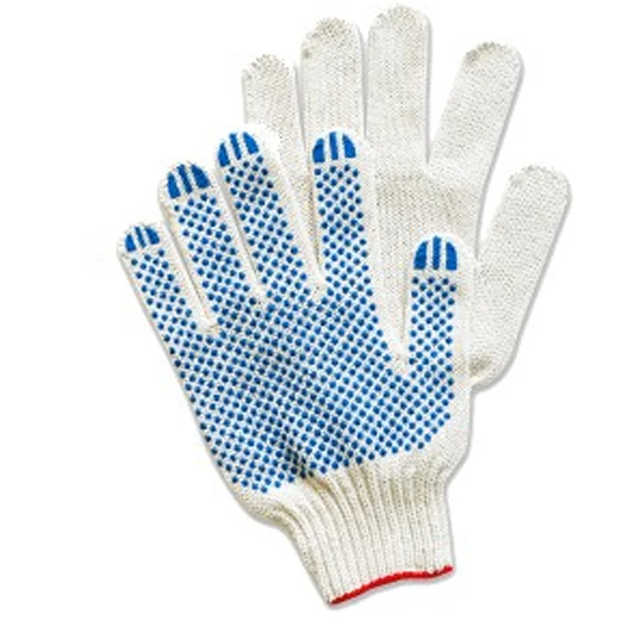 PVC Economy White Gloves