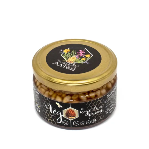Honey with cedar nut