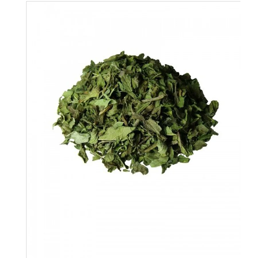 Dried green mint