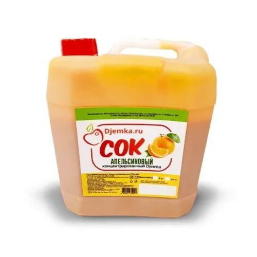 Сок апельсиновый концентрированный Djemka 5 кг