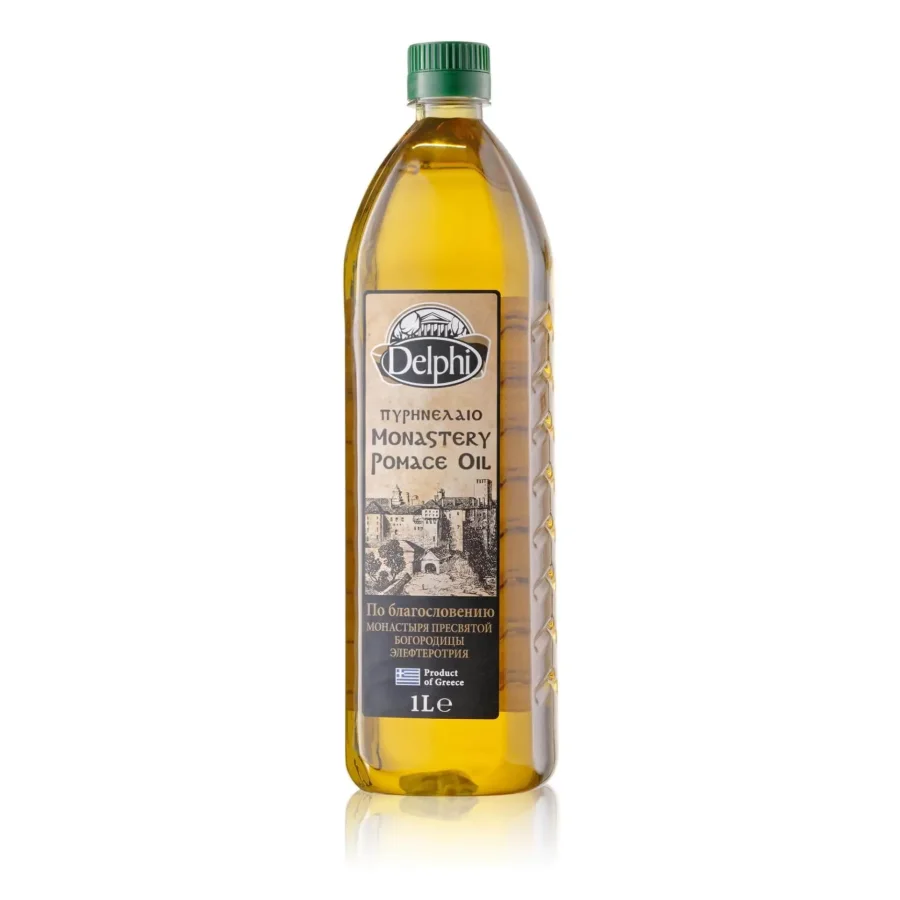 Масло оливковое Помас Монастырское DELPHI 1л