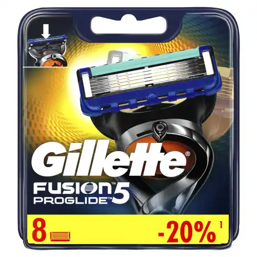 cassettes Gillette Fusion5 Proglide 8 pcs. Buy for 39 roubles wholesale, cheap - B2BTRADE