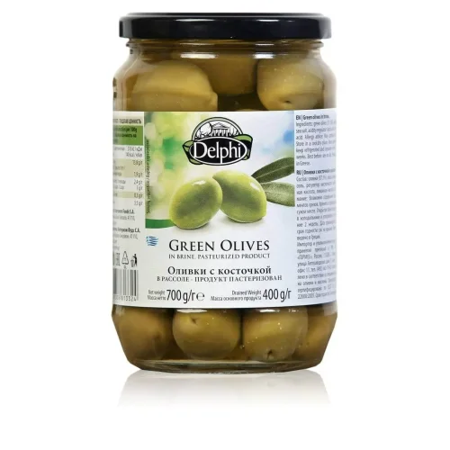 Olives with a bone pickle DELPHI 700g