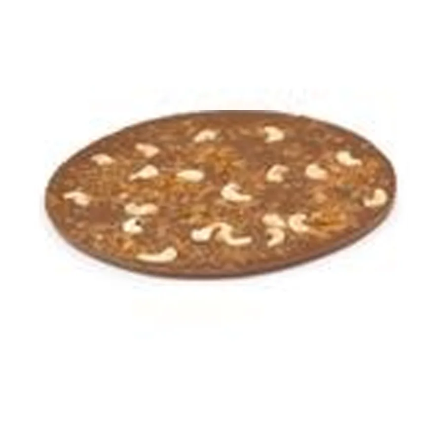 Chocolate pizza (cashew + wafer crumb)