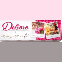 Delioro Mini desserts. Collection of exquisite sweets with ganache and cream 55 g