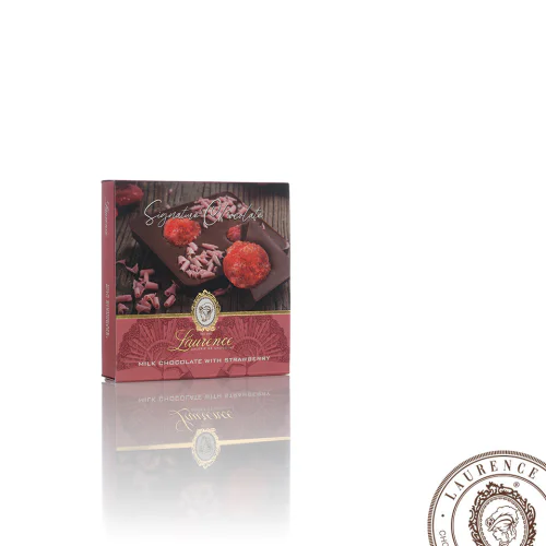 Шоколад молочный с клубникой Signature 100 г