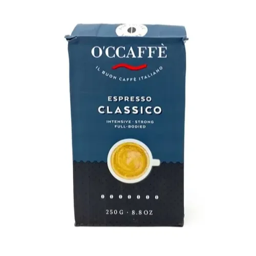 Ground coffee O'CCAFFE Espresso Classico, 250 g (Italy) 