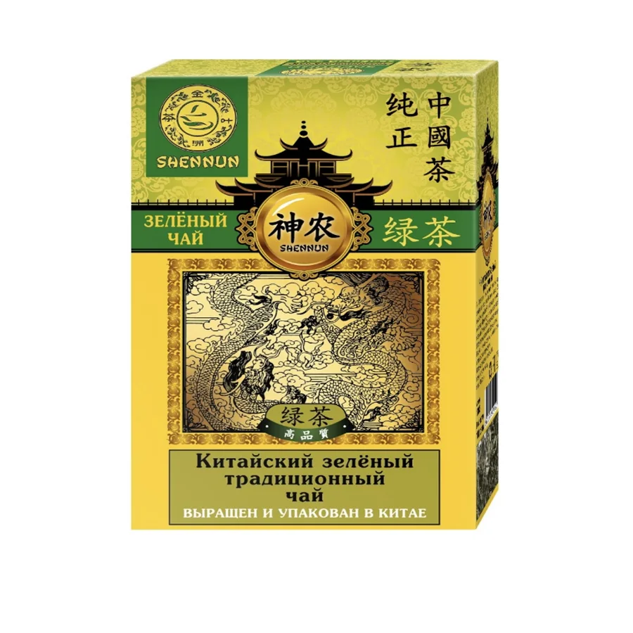 Чай зеленый крупнолистовой Китайский традиционный