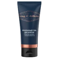 Transparent Shaving Gel King C. Gillette, With White Tea Extract, 150 ml