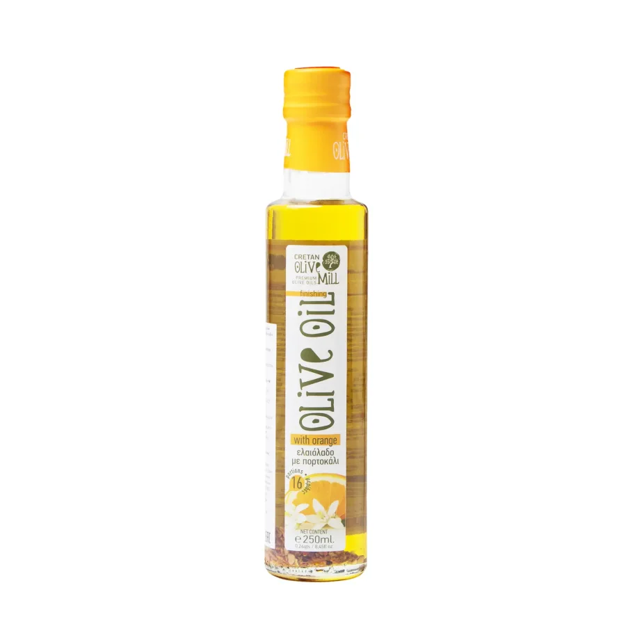 Масло оливковое Extra Virgin olive oil с апельсином CRETAN MILL