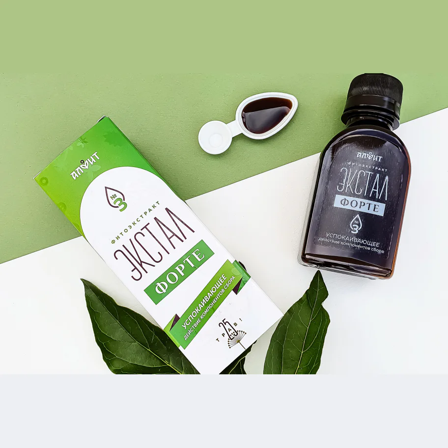 БАД Фитоэкстракт "Экстал -3" ФОРТЕ Успокаивающий