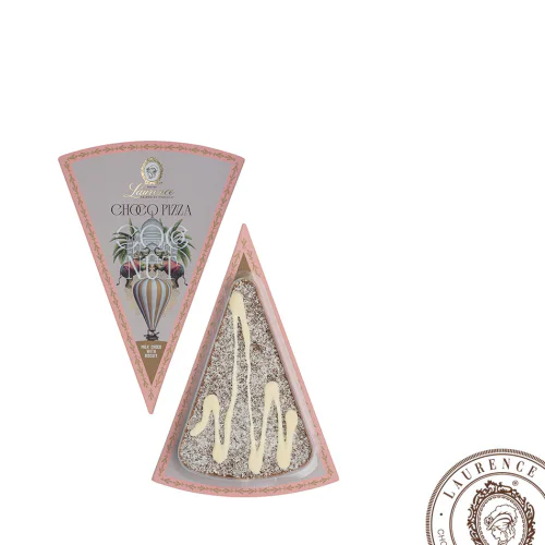 Шоколадная пицца "Кокос" молочный шоколад с бисквитом Choco pizza 100 гр