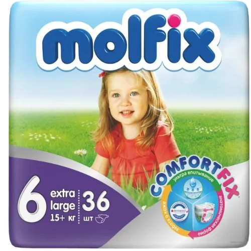 Baby diapers MOLFIX 3D NEWBORN 44X6 I