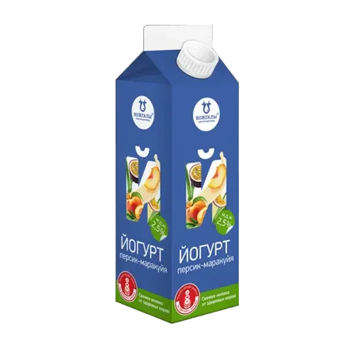 Йогурт Персик-маракуйя 2,5 %